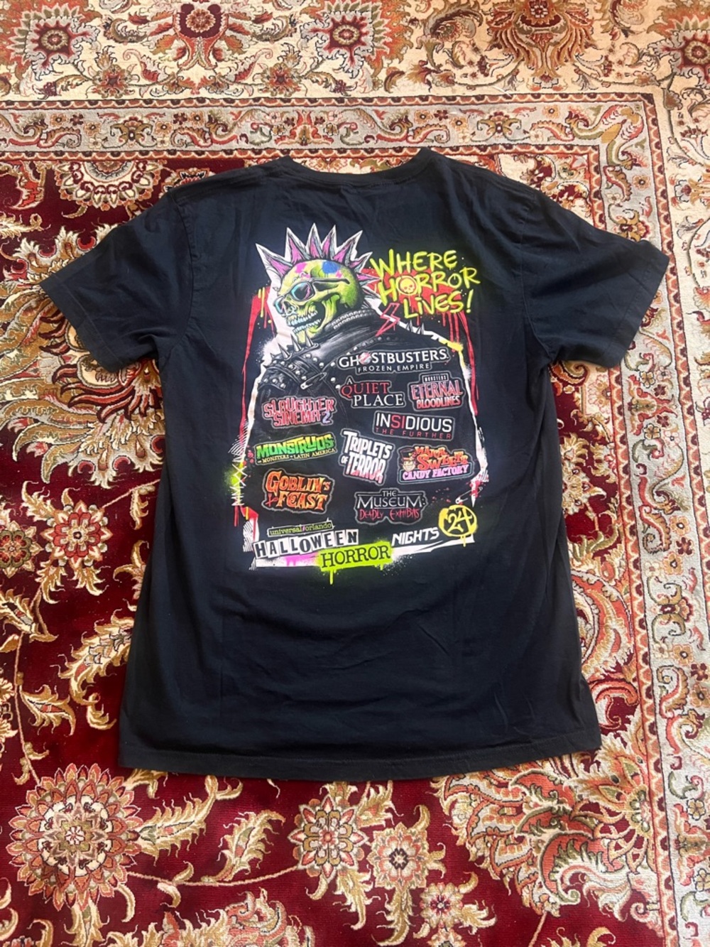 Universal Studios Halloween Horror Nights Shirt Mens Medium Where Horror Lives